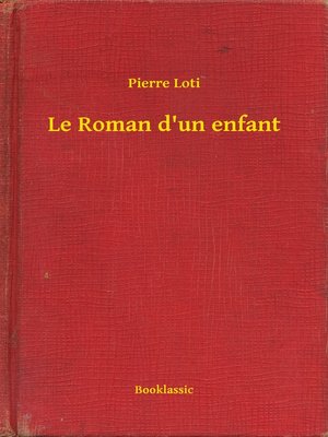 cover image of Le Roman d'un enfant
